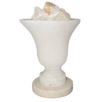 آباژور سنگ نمک طب سنگ طرح گلدان کد TA-40204 Tebsang Pot TA-40204 Salt Stone Lamp