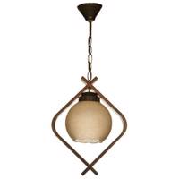 چراغ آویز تک شعله چوبی دیلایت کد210/1CH - Delight 210-1CH One Branch Hanging Lamp