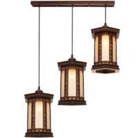 چراغ آویز دارکار مدل سپنتا 3 شعله خطی کد 193 Darkar 193 Sepanta Linear Three Branches Hanging Lamp