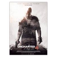 تابلو شاسی ونسونی طرح UnCharted 4 Poster سایز 30 × 40 Wensoni UnCharted 4 Poster Chassis 40 x 30