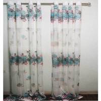 مجموعه دوعددی پرده حریر لیاتکس مدل H602 - Liatex H602 Sheer Curtain Pack Of 2