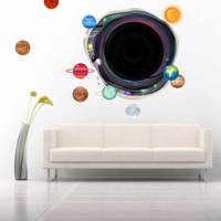 استیکر چاله فضایی سالسو طرح راه شیری Salso Milky Way Space Hole Sticker