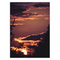 تابلو شاسی ونسونی طرح Pinky Sunset سایز 50x70 سانتی متر Wensoni Pinky Sunset Chassis Size 50 x 70 Cm
