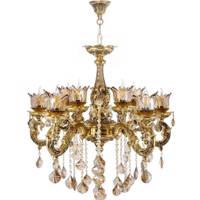 لوستر چشمه نور 10 شعله کدS3506/5G Cheshmeh Noor S3506/5G Ten Flames Chandelier