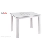 میز ناهار خوری صنایع چوب قائم کد K217 سایز 75 × 115 - Sanaye Choob Ghaem K217 MDF Dinning Room Table Size 115 x 75