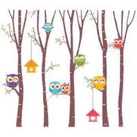 استیکر سالسو طرح Spring Owl Salso Spring Owl Sticker