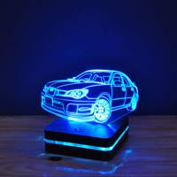 چراغ خواب موهومی طرح ماشین سوبارو هفت رنگ Mohomi Wirelight 7 Color Lamp Subaru