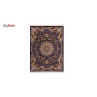 فرش ماشینی خالقی طرح ساغر کد FR193 زمینه آبی