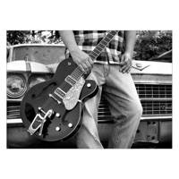 تابلو شاسی ونسونی طرح Rock N Roll Car سایز 50 × 70 Wensoni Rock N Roll Car Chassis Size 70 x 50