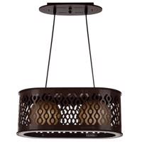 چراغ آویز چشمه نور 2 شعله کد D3407/2H-BR Cheshmeh Noor D3407/2H-BR Two Flames Hanging Lamp