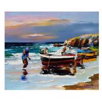 تابلو شاسی مورال طرح T80017 سایز 70x70 ساتنی منر Mural T80017 Chassis Size 70 x 70