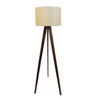 آباژور ایستاده رایکا مدل 3پایه ثابت قهوه ای تیره RAIKA Floor Lamp Stand