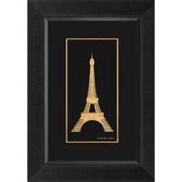 تابلوی طلاکوب زرسام طرح برج ایفل سایز 35* 50 سانتی متر Zarsam Eiffel Tower Golden Tableau Size 50 x 35 cm