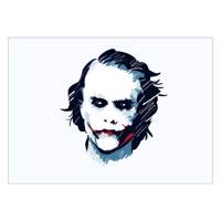 تابلو شاسی ونسونی طرح Joker scratchy Painting سایز 50 × 70 Wensoni Joker scratchy Painting Chassis Size 50 x 70