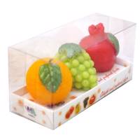 شمع وارمر ایرسا طرح میوه بسته 3 عددی
