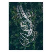 تابلو شاسی ونسونی طرح Mountain Stairs سایز 30x40 سانتی متر Wensoni Mountain Stairs Chassis 40 x 30