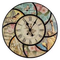 ساعت دیواری گلدن طرح tower کد 10010201