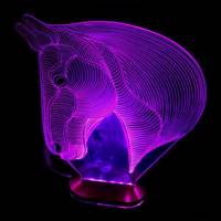 چراغ خواب سه بعدی هفت رنگ کد pb_0033