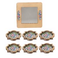 مجموعه ظروف هفت سین 7 پارچه گره کد 1-9671 Gereh 9671-1 Haft Seen Set 7 Pcs