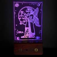 چراغ خواب پاورلایت مدل ماه تولد مهر