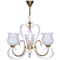 لوستر چشمه نور 3 شعله کد 829GWT - Cheshmeh Noor Three Branches 829GWT Chandelier