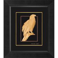 تابلوی طلاکوب زرسام طرح Eagle Wing Closed سایز 40 × 35 سانتی متر Zarsam Eagle Wing Closed Golden Tableau Size 35 x 40 cm