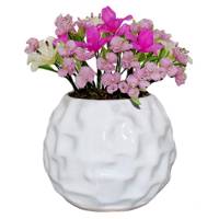 گلدان سرامیک و گل های کریستال سی دا کد CR01125b Sida CR01125b Crystal Flower and Ceramic Pot