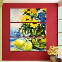 تابلوی دیواری 3 تکه بارمان مدل TA1307