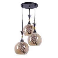 چراغ آویز سهیل سه شعله مدل Seemorgh - Soheil Seemorgh Three Branch Hanging Lamp