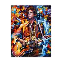 تابلو شاسی گالری آگاپه مدل E23 طرح Johnny Cash - Agape Gallery E23 Johnny Cash MDF Printed Mount