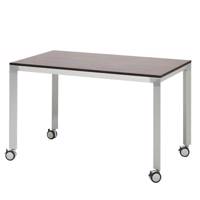 میز چرخ دار فرآذین مدل FED SP4 01 بلوطی تیره Farazin FED SP4 01 Dark Oak Wheeled Desk