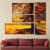 تابلوی دیواری 4 تکه بارمان مدل TA2505 Barman TA2505 Tableau 4 Pcs