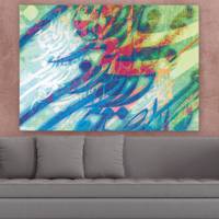 تابلو شاسی نقاشی خط نابینو طرح van03