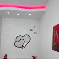 آینه پلکسی گلس دکوپدیده مدل Love DecoPadideh Love Plaxiglass Mirror