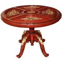 میز ناهار خوری ایپک استیل مدل ترنج سایز 125 × 125 - Eapakstyle Toranj Circle Dinning Room Table Size 125 x 125