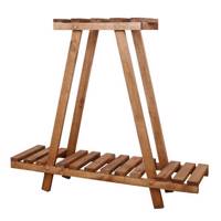 استند گل چوبی گلدونه مدل GWPS Goldooneh GWPS Wooden Plant Stand