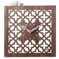 ساعت دیواری چوک طرح جوجه سفالی Chook Pottery Bird Wall Clock