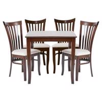 میز و صندلی ناهارخوری 4 نفره آلبو مدل AL-101 - Albo AL-101 Chair And Dining Table For 4 Person