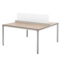 میز کار گروهی فرآذین مدل WSD-1002 بلوطی روشن Farazin WSD-1002 Light Oak Work Station Desk