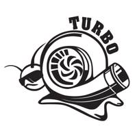 استیکر خودرو طرح Turbo2