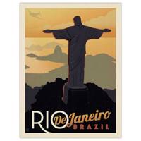 تابلوی کیدتونز طرح Rio De Janeiro سایز 30 × 40 Kidtunes Rio De Janeiro Tableau 30 x 40