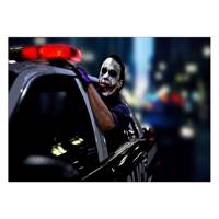 تابلو شاسی ونسونی طرح Joker Enjoys Backseat of Police سایز 50 × 70 Wensoni Joker Enjoys Backseat of Police Chassis Size 50 x 70