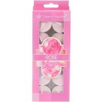 شمع وارمر تلنت فارست رایحه رز بسته 10 عددی - Talent Fareast Rose Candle Pack of 10