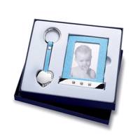 ست قاب عکس و جاکلیدی 6903 Gift Set Picture blue