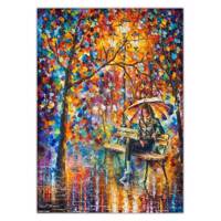 تابلو شاسی ونسونی طرح Waiting in The Rain سایز 30x40 سانتی متر Wensoni Waiting in The Rain Chassis 40 x 30