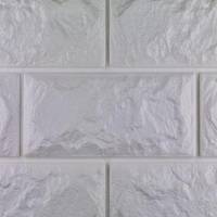 دیوارپوش فومی طرح آجر سفید کد FB اندازه 71x77 Foam Wall Foam Design Brick Code FB Size 71x77