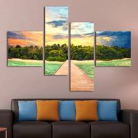 تابلو دیواری 4 تکه بارمان کد TA311