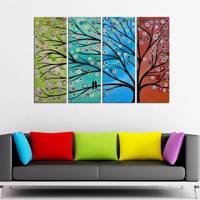 تابلو دیواری 4 تکه آفتاب کد TA1401