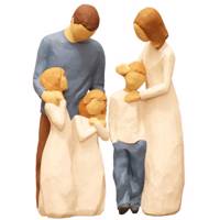 مجسمه امین کامپوزیت مدل Family Grouping کد 525 بسته 2 عددی Amin Composite Family Grouping 525 Statue Pack Of 2