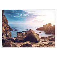 تابلو شاسی ونسونی طرح Rocky Beach سایز 50x70 سانتی متر Wensoni Rocky Beach Chassis Size 50 x 70 Cm